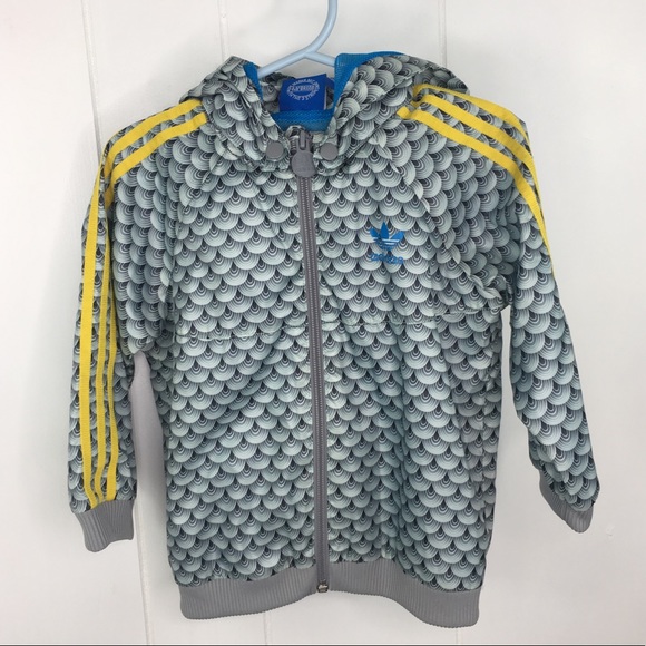adidas Other - Adidas Baby Windbreaker 12-18 NWOT Removable Hood